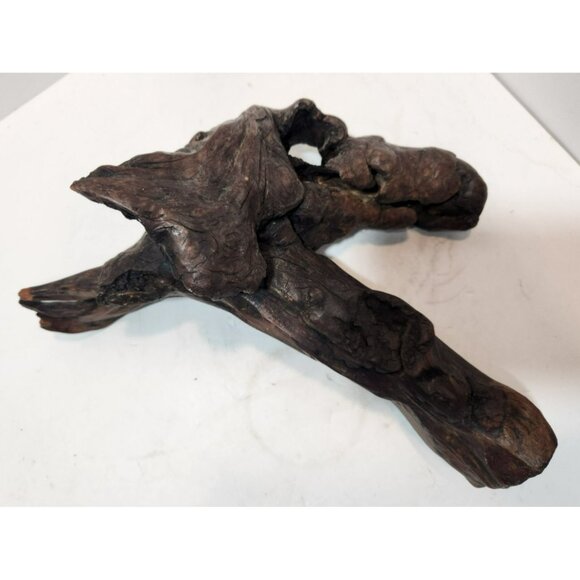 Vintage Petrified Wood Fossil Shaped Dinosaur Look? 11" by 10" by 6.5" - Picture 3 of 16